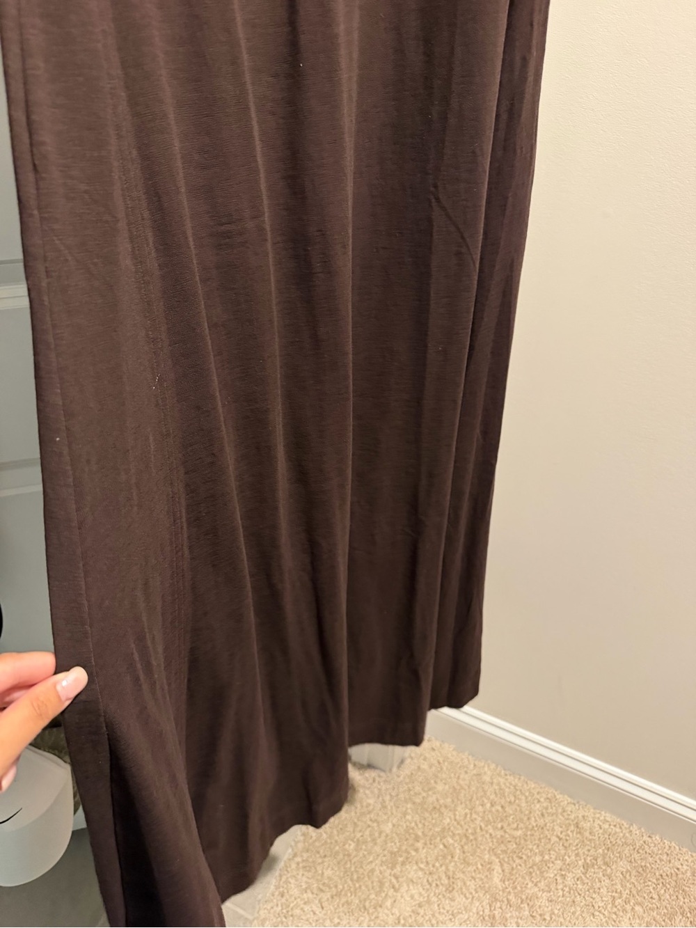 SONOMA - Brown Sleeveless Maxi Dress - Women’s Size Medium - Picture 4 of 7